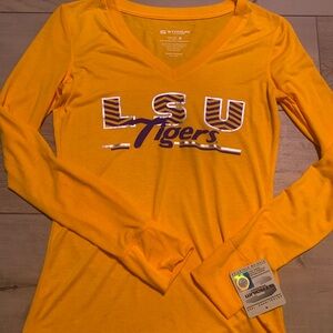 2 LSU long sleeve shirts.